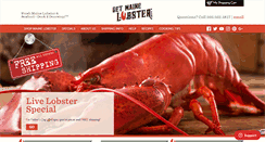 Desktop Screenshot of getmainelobster.com
